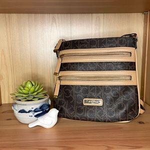 Calvin Klein Brown/Tan Satchel